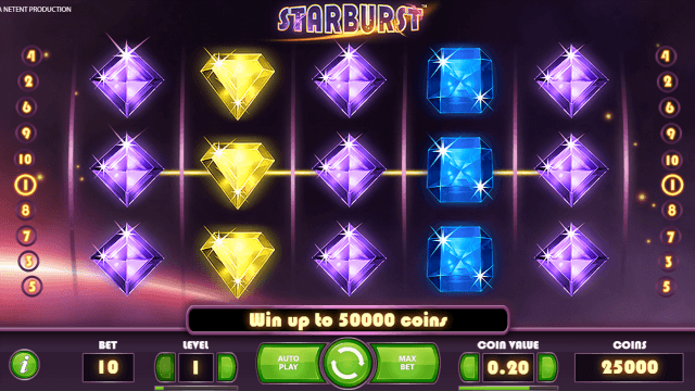 Игровой интерфейс Starburst 1