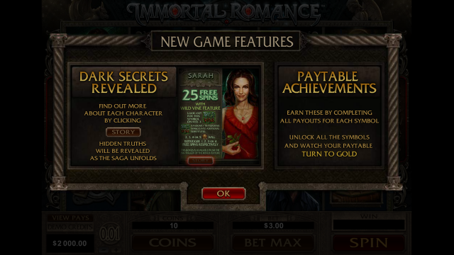 Бонусная игра Immortal Romance 1